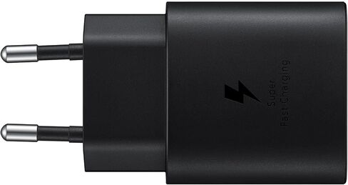 Samsung EP-TA800XBEGWW Charger, USB Type A (25W), Fast Charging Technology, Black - Type C Cable Included in Saudi Arabia