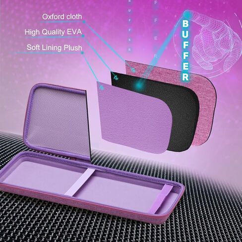 Xanad Hard Case متوافق مع Topmate Wireless Keyboard و Mouse Ultra Slim Combo (Black) -inside: 17.1 "x6.1" x1.3 " in Saudi Arabia