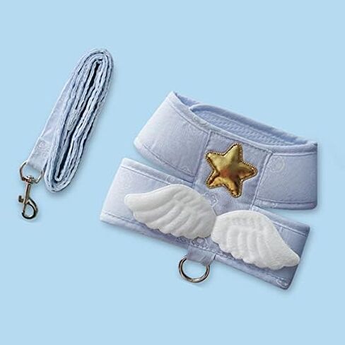 Cat Harness Leash, Adjustable 4 Season Universal Cat Harness Leash Cute Angel Cat Vest Harness with 4.9ft Traction Rope Length (XL (2.5‑4kg / 5.5‑8.8lb)) in Kuwait