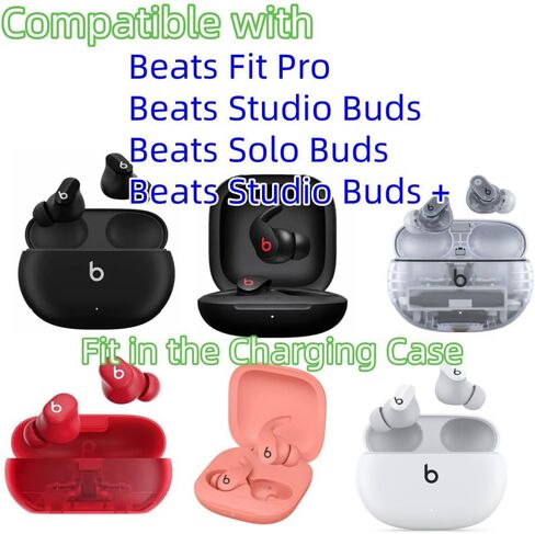 Silicone Tips Replacement Earbuds Tips for Beats Fit Pro True Wireless Earbuds Tips Eartip, Fit in The Charging Case Ear Covers, S/M/L, 6 Pairs, Stone Purple in Saudi Arabia