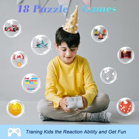 Kids Smart Watch Girls Boys, Gifts for 4-10 Years Old Dual Camera Touchscreen Smart Watch for Kids with 18 Games Music Video Player Alarm Clock Flashlight Educational Toys Toddles Birthday Gifts in Saudi Arabia