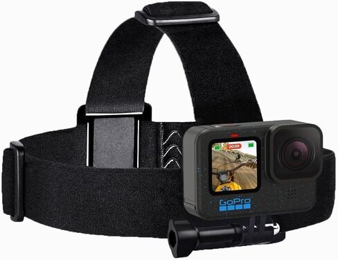 Acuvar Head Mount Strap Chest Mount Harness Chesty Compatible with GoPro Hero 13, 12, 11, 10, 9, 8, 7, 6, 5, 4, Session, 3+, 3, 2, 1, Hero (2018), Fusion, Max, DJI Osmo Action Cameras in Kuwait