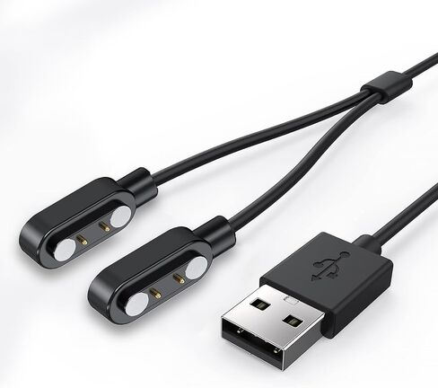 Compatible with Lucyd Lyte Smart Glasses Charger, Magnetic Replacement Charger Compatible for Lucyd Lyte Smart Glasses LCD006 (Black) in Saudi Arabia