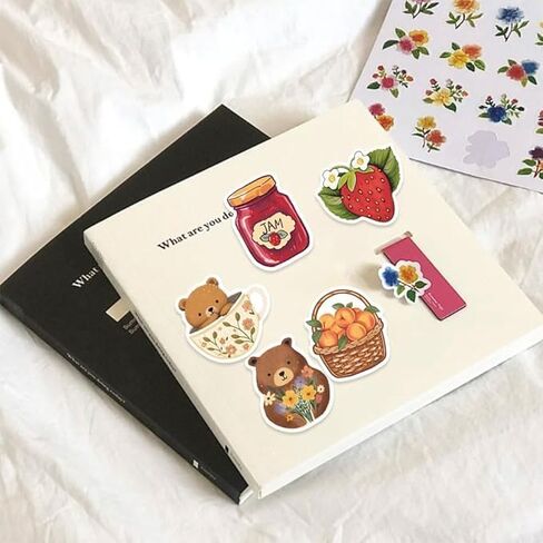Mystical Forest Stickers – 50PCS Vinyl Decals with Woodland Animals, Nature Aesthetic for Scrapbooking, Journaling, Laptop, Water Bottle in Saudi Arabia