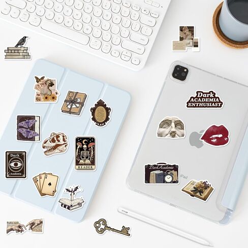 Mystical Forest Stickers – 50PCS Vinyl Decals with Woodland Animals, Nature Aesthetic for Scrapbooking, Journaling, Laptop, Water Bottle in Saudi Arabia