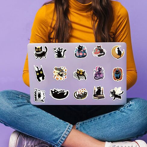 Mystical Forest Stickers – 50PCS Vinyl Decals with Woodland Animals, Nature Aesthetic for Scrapbooking, Journaling, Laptop, Water Bottle in Kuwait