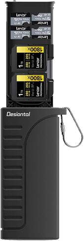 Card Reader for Camera Memory Card,2 in 1 SD Card 5Gbps Readers USB3.1 Dual Card Reader Memory Card Case Waterproof Holder 6 TF/4 SD/2 SIM Cards Storage,for Photographer, Camera, Computer in Saudi Arabia