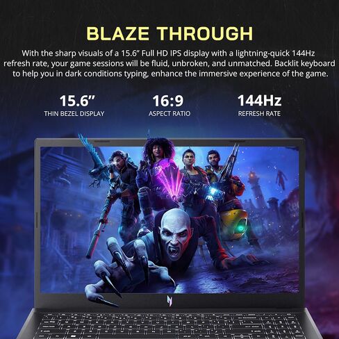 Acer Nitro V 15 15.6 "FHD IPS 144Hz Gaming Captop ، Intel I9-13900H ، 32GB DDR5 ، 1TB SSD ، Geforce RTX 4060 8GB GDDR6 ، لوحة مفاتيح خلفية ، Wi-Fi 6 ، ورب 11 Pro ، Black ، 256Gb Docking Set Set Set in Kuwait