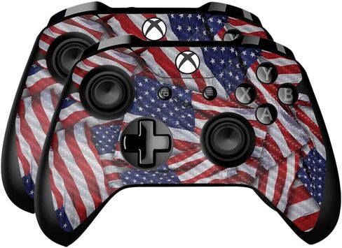 Glossy Glitter Skin Compatible with Microsoft Xbox One Controller (2 Pack) - Viper Snow - Premium 3M Vinyl Protective Wrap Decal Cover - Easy to Apply | Crafted in The USA by MightySkins in Saudi Arabia