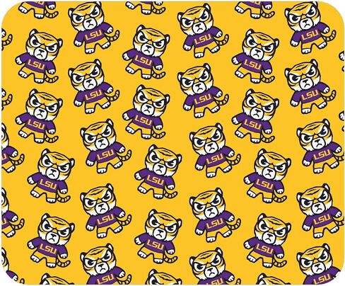 Mouse Pad, Fabric, Louisiana State University Standard/Floral Lace in Kuwait