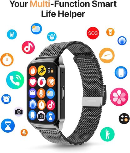 Smart Watch Fitness Tracker with 24/7 Sleep Monitor, 110+ Sports Modes, Step Calorie Counter Pedometer IP68 Waterproof (Beige, 1.57) in Saudi Arabia