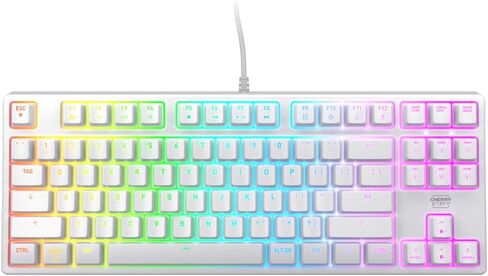 K4V2 TKL Mechanical Gaming Keyboard | Wired Without Number Keypad | RGB Lighting MX2A RED Switches (Retro) in Saudi Arabia