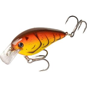 Strike King (HCKVDS2.5-531) KVD Squarebill 2.5 Fishing Lure, Shallow Running Crankbait, Silent Hunting Action, 5/8-Ounce, Dives 3 to 5-Feet, Size 1 Treble Hooks, Chartreuse Spring Craw