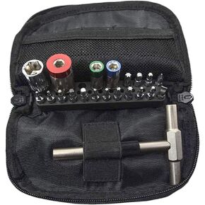 FIX IT STICKS FISTLS19 65, 25, 15 Inch Lbs Miniature Torque Limiter Kit with 16 Bit Drivers and Zippered Deluxe Case