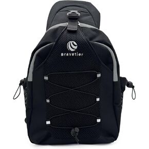 AllSport Sling Bag for Men and Women, Durable Crossbody Shoulder Sling Backpack, Sports, Gym, Hiking, and Travel