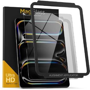 حامي شاشة Magglass لـ iPad Pro 11 Inch M4 (2024 الإصدار) UHD حارس عرض زجاجي UHD (مصمم لـ iPad Pro 11 ")