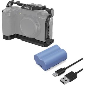 Bundle: SmallRig Camera Cage for FUJIFILM X-S20 and SmallRig NP-W235 Camera Battery