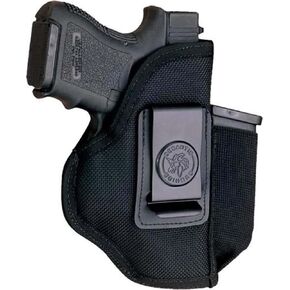 DeSantis Pro Stealth IWB Holster - Fits GLOCK 26/27, Taurus G2S/G2C/G3C, S&W M&P CPT 9/40, Shield 9/40/45, F/N 503, Ruger SR9/40 CPT, Kimber R7 Mako, Walther PPS/PPSM2/CCP, S/A XDS 3.3" - Ambidextrous
