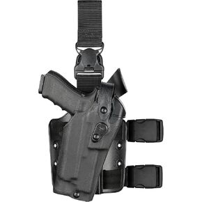 Safariland 6305 ALS Tactical Leg Holster with Detachable Leg Harness, Black, STX, Glock 17 with M3