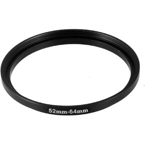 uxcell 52mm to 54mm Filter Ring Adapter, Aluminum 52mm to 54mm Step-Up Filter Ring Camera Lens Filter Adapter, Camera Stepping Lens for Nikon Sony Olympus DSLR Camera