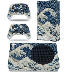 Skin Sticker Compatible with Xbox Series S Console, Protective Cover Wrap Vinyl Decal for Wireless Controller