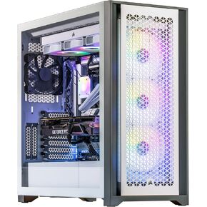 Velztorm White Aciex 3D Custom Built Gaming Desktop PC (AMD Ryzen 7 7800X3D, GeForce RTX 5070 Ti, 64GB DDR5, 2TB PCIe SSD + 6TB HDD, RGB Fans, 360mm AIO, 1000W PSU, WiFi 6E, Win 11 Home)