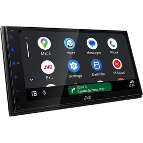 JVC KW-M695BW 6.8" Capacitive Touchscreen Car Stereo – Wireless Apple CarPlay & Android Auto, Bluetooth, iDatalink Maestro, SiriusXM Ready
