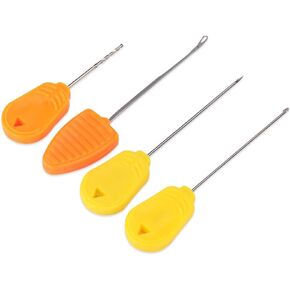 VGEBY1 Fishing Hook Set, 4Pcs/Set Fishing Bait Needles Practical Fishing Bait Baiting Hook Needles Set Circle Hooks Fish Hooks Set