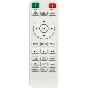 Aulcmeet RCE016 New Replacement Remote Control ملاءمة لـ BenQ DLP LASSER LASER LU710 LU930 LU930D LH710 LH930