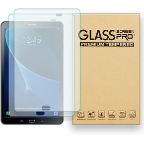 Screen Protector for Samsung Galaxy Tab A 10.1 SM-T580/T585 [2016] Tempered Glass Film, 9H Hardness,Anti-Scratch,Case Friendly,Bubble Free (2 pcs)