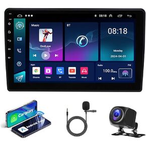 [2G+32G] 10" Car Stereo Radio Android 13 Compatible for Ford F-250 F-350 2006-2014 Wireless Carplay Screen Touch Screen Car Stereo Carplay Radio w/Android Auto GPS WiFi FM USB AHD Backup Camera
