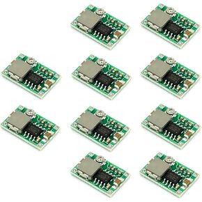 10 Pieces of Remote-Controlled Aircraft Module Mini 360 DC-DC Buck Converter Step-Down Module MP2307 with an Input Voltage Range of 4.75V - 23V and an Output Voltage Range of 1V - 17V.
