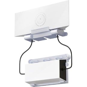 Starlink Gen 3 Router Mount for V3 Standard&Gen 3 High Performance Dishy,Starlink Gen 3 Router Wall Mount with Power Supply Kit Space Saving - Official White