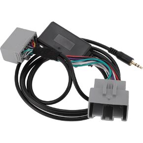 Stereo Radio Harness for VOLVO C30 C70 Convenient Black Front Bluetooth AUX Adapter Music Cable Plastic,Metal 1 Set
