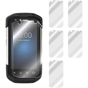IPG Compatible with ZEBRA TC72 / TC77 Mobile Computer Handheld Screen Protector 6 UNITS Invisible Guard Free Lifetime Replacement Warranty HD Clear Bubble -Free screen protection
