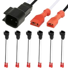 72-5600 Speaker Harness Replacement for Ford Speaker Wire, Car Radio Speakers Harness Wire Wiring Cable with Adapter Connector Plug for Ford Crown Victoria (6 Pack)
