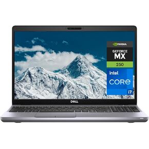 Dell Latitude 5511 15.6" FHD Laptop Computer, 10th Gen Intel Core i7-10850H, 16GB DDR4 RAM, 512GB SSD, GeForce MX250 2GB, Backlit Keyboard, HDMI, Windows 10 Pro (Renewed)
