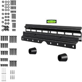 No Stud TV Wall Mount Draywall Studless TV Hanger for 12-55" TV & 100Pcs Installation Hardware Screw Kit