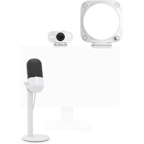 elgato neo assents kit - Wave USB MIC (to to -mute) ، كاميرا ويب FACECAM Full HD (مصراع الخصوصية ، تصحيح الضوء) ، ضوء المفاتيح (بدون وهج ، أدوات تحكم على متن الطائرة) - التوصيل والتشغيل للكمبيوتر الشخصي/Mac/المحمول