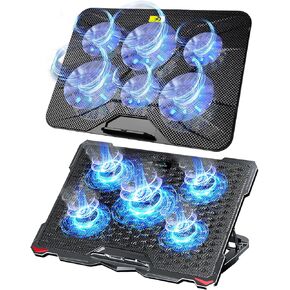 AICHESON S035 Blue Laptop Cooler and 003 Blue Laptop Cooling Pad Set