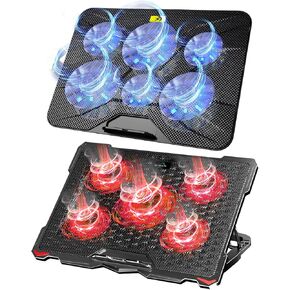 AICHESON S035 Red Laptop Cooler and 003 Blue Laptop Cooling Pad Set