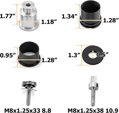 Wsays Docking Spools Mount Kits Quick Release Compatible with 2019-2024 Indian Pursuit Chieftain Roadmaster Springfield Challenger Chief Dark Horse in Saudi Arabia