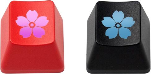 2Pcs Ctrl Keycaps, Backlit Cat Paw Keycaps, 1.25u DIY Personality Custom Cute Keycap, Shine Through Anime Keycap Replacement Key Gift for MX Switch Mechanical Gaming Keyboard(Red,Black) in Kuwait