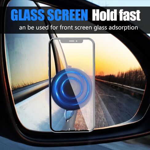 360 درجة مئوية كهربائية قابلة للتدوير مكنسة شفط كوب سيارة الهاتف ، 15W شاحن الشاحن شاحن مركب الهاتف المغناطيسي ، حامل الهاتف العالمي متوافق مع Magsafe لجهاز iPhone 16/15/14/13/12/PRO وجميع الهواتف in Kuwait