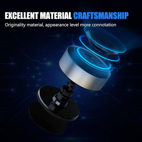 360 درجة مئوية كهربائية قابلة للتدوير مكنسة شفط كوب سيارة الهاتف ، 15W شاحن الشاحن شاحن مركب الهاتف المغناطيسي ، حامل الهاتف العالمي متوافق مع Magsafe لجهاز iPhone 16/15/14/13/12/PRO وجميع الهواتف in Kuwait