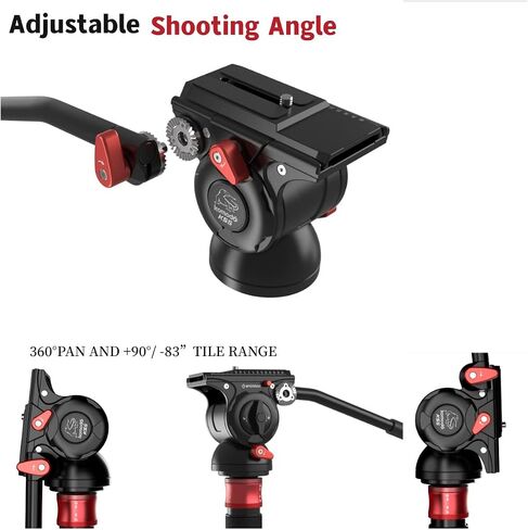 IFOOTAGE Komodo MP30 Ball Head,Metal 360° Rotating Ball Head with Panoramic Quick Release Plate, Compatible with Digital SLR Cameras, Mirrorless Cameras and Digital Cameras （Load 22lbs） in Kuwait