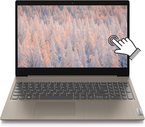 Lenovo IdeaPad 3 15.6" HD Touchscreen Laptop, Intel Core i3-1005G1, 20GB RAM, 1TB SSD + 1TB HDD, Wi-Fi, Card Reader, Webcam, Windows 11 Pro, w/BEW Accessories, Almond in Saudi Arabia