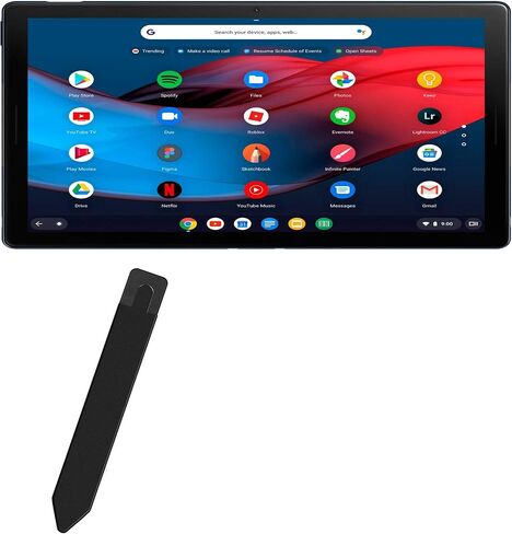 BoxWave Stylus Pouch Compatible with Google Pixel Slate - Stylus PortaPouch, Stylus Holder Carrier Portable Self-Adhesive for Google Pixel Slate - Jet Black in Saudi Arabia