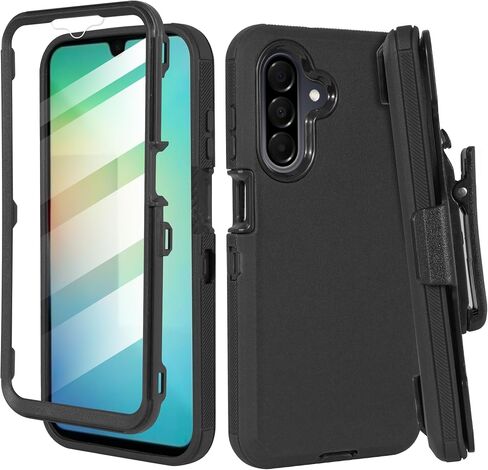 متوافق مع Samsung Galaxy A26 5G ، بنيت في واقي الشاشة ، حزام مقطع الحافظة Defender Defender Case Dustproof Protection (Deer) in Kuwait