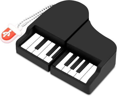 Borlter Clamp 64GB USB Flash Drive Pendrive USB 2.0 Memory Stick Drive محرك أقراص إبهام لتخزين البيانات الخارجية في شكل البيانو in Kuwait